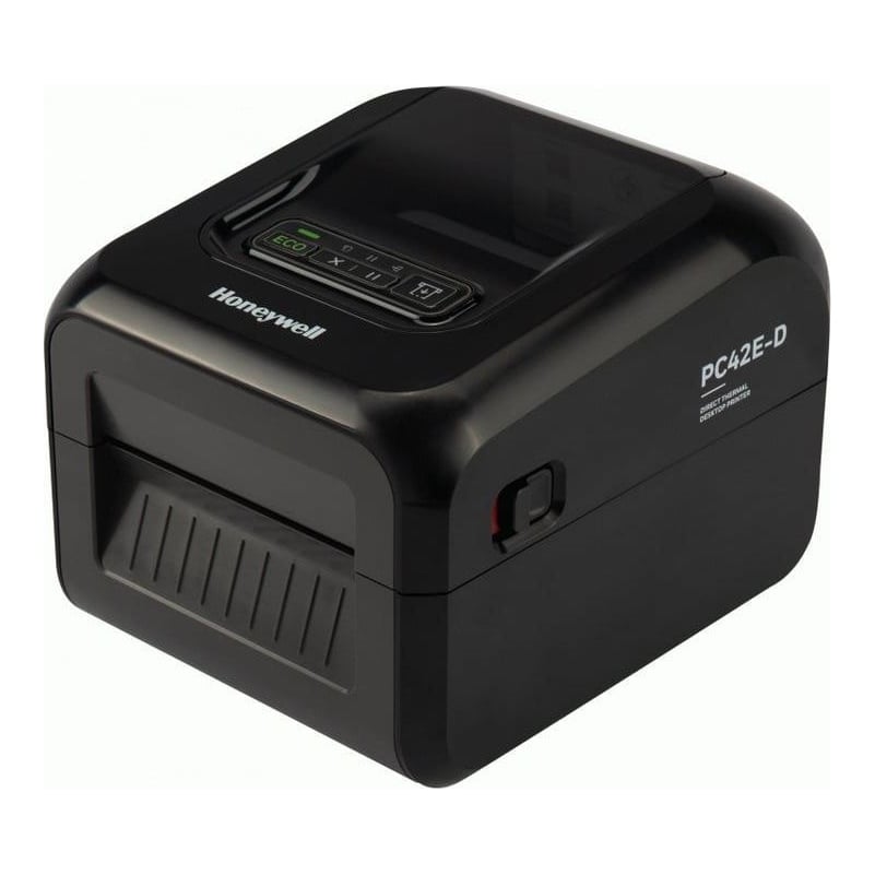 Honeywell PC42E-D, Direct Thermal, Black, 300 dpi, USB, Ethernet, Serial. No Power Cord.