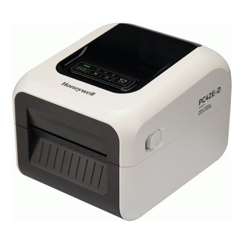 Honeywell PC42E-D, Direct Thermal, White, 203 dpi, USB, Ethernet, Serial. No Power Cord.