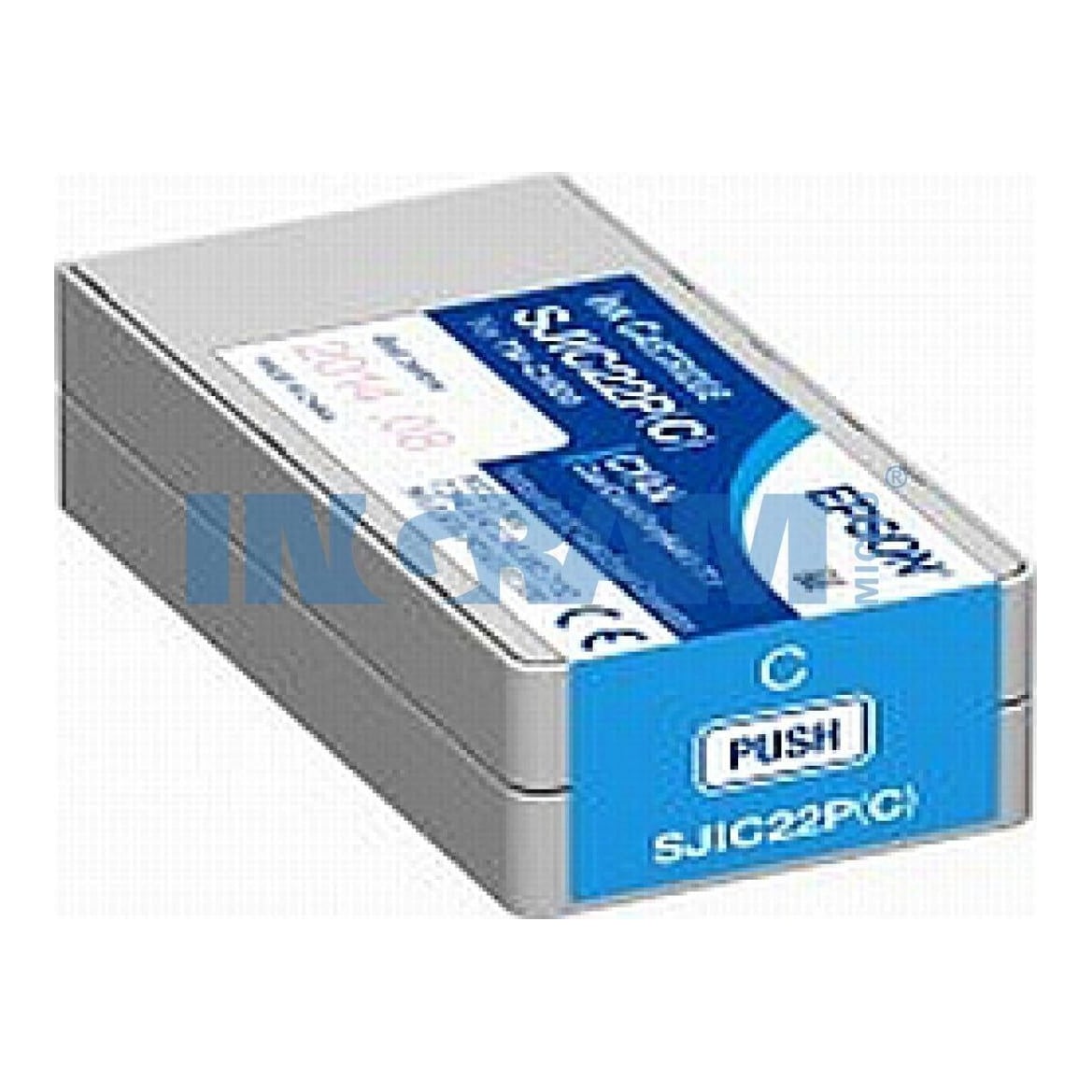 Epson SJIC22P(C): Ink cartridge for ColorWorks C3500 (Cyan), Cyan, 1 pc(s)