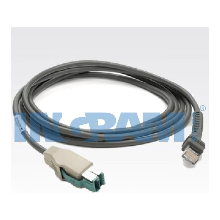 Zebra EVM Motorola USB Cable Power+, Grey, 2.1 m