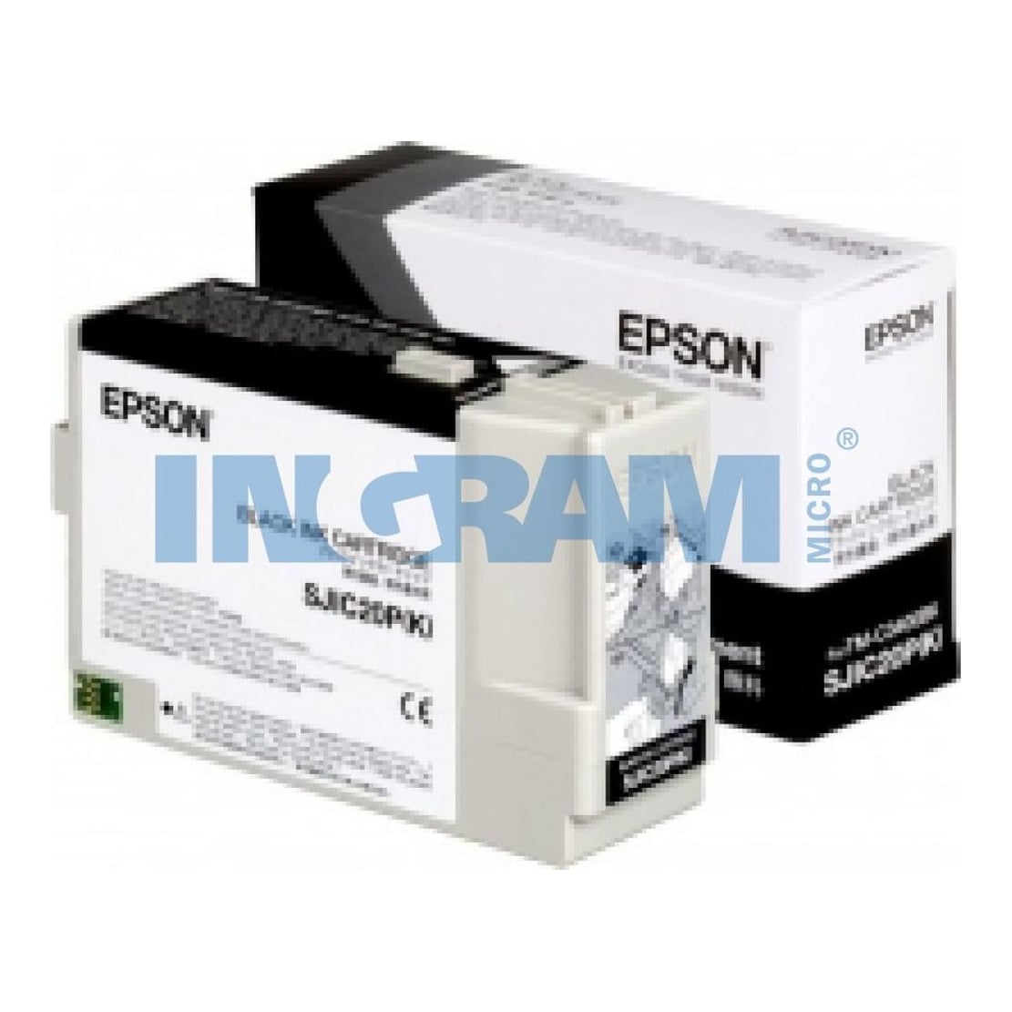 Epson SJIC20P(K) - Ink cartridge for TM-C3400BK (Black), Black, Pigment-based ink, 1 pc(s)