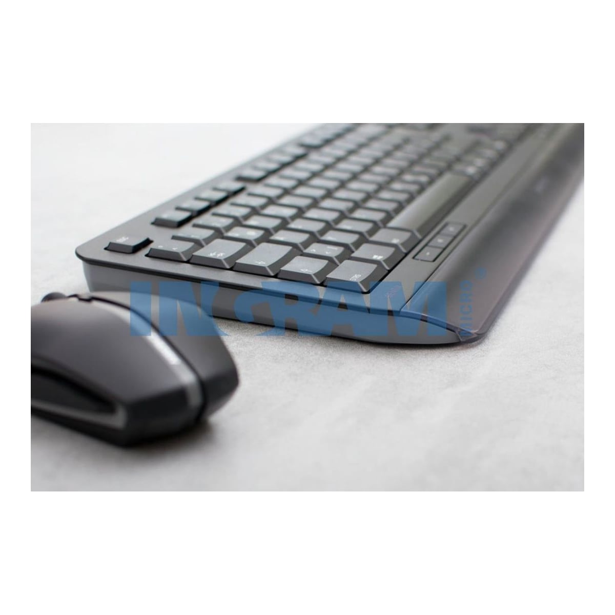 CHERRY GENTIX DESKTOP, Full-size (100%), Wireless, RF Wireless, QWERTZ, Black, Mouse included