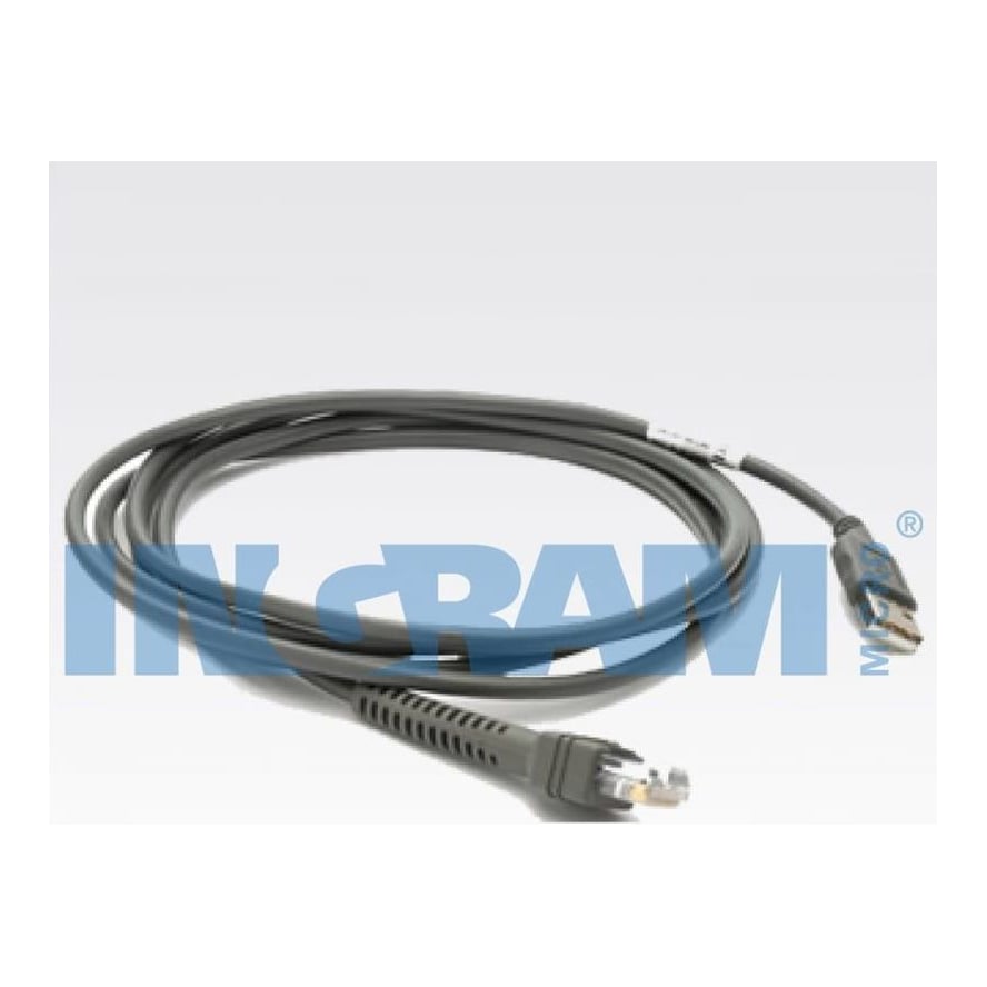 Zebra EVM Motorola CBA-U01-S07ZAR, Grey, USB A, Straight, Straight, Male/Male, 2.1 m