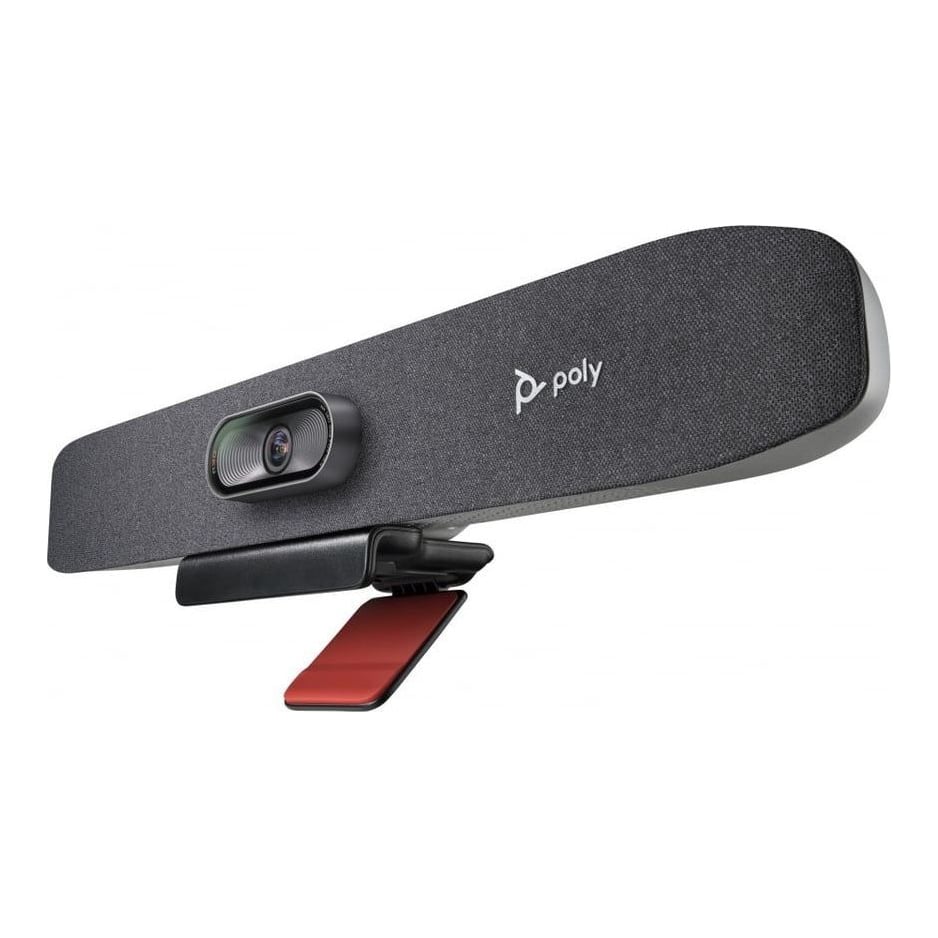 HP Inc. HP Poly Studio R30 USB Video Bar, 4K Ultra HD, 3840 x 2160 pixels, 5x, Grey