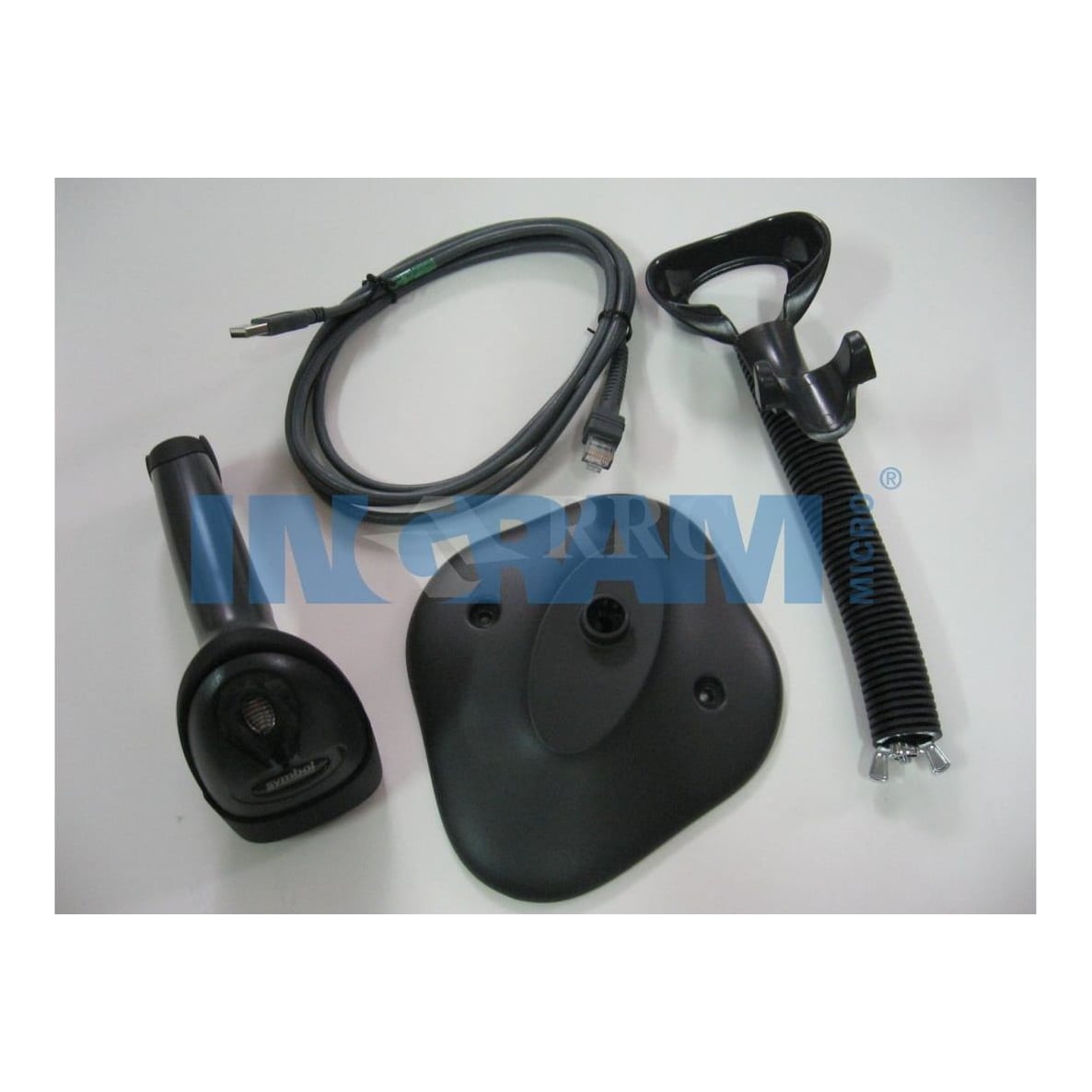 Zebra EVM Motorola LS2208 Bar Code Scanner, 7 ft Black, 1D, Laser, UPC/EAN UPC/EAN with Supplementals UCC/EAN 128 Code 39 Code 39 Full ASCII Code 39 TriOptic Code..., 100 sec/page, RS-232, RS-485, Keyboard wedge, USB, 2.1 m