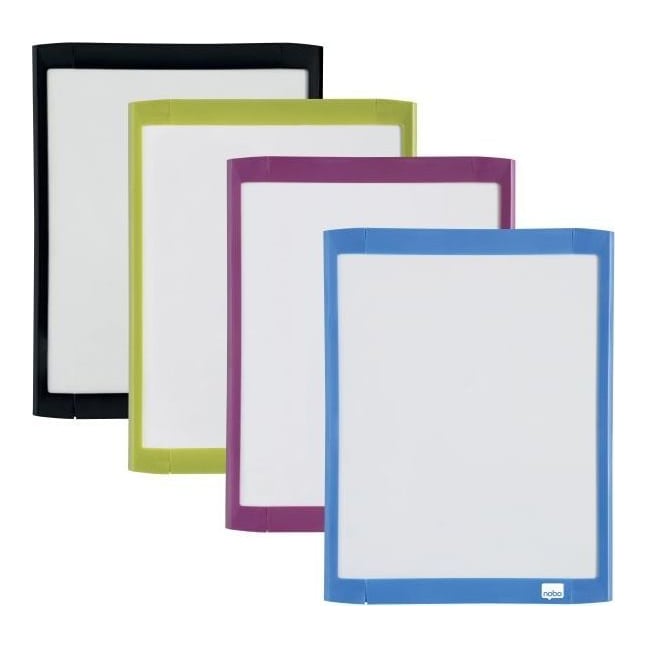 Tabla Magnetica 21*28 Cm + Accesorii Alba Rama Color Nobo
