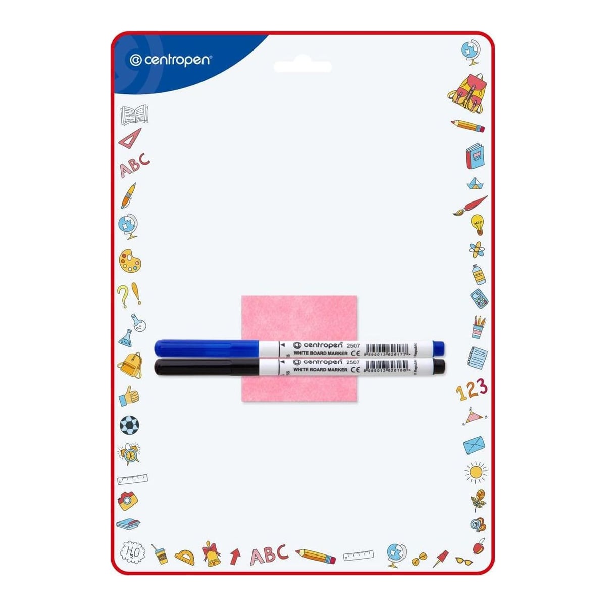 Tabla Scolara 2 Fete + 2 Markere Whiteboard 21 X 29.7 Cm Centropen