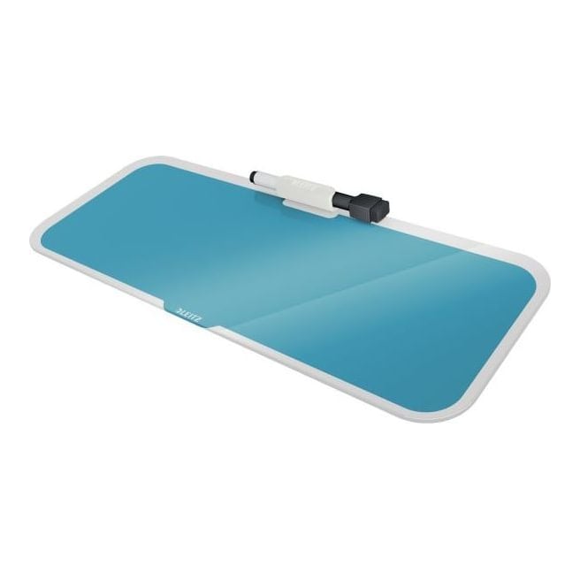 Tabla Sticla Cu Trepied Pentru Birou Albastru Celest Cosy Leitz
