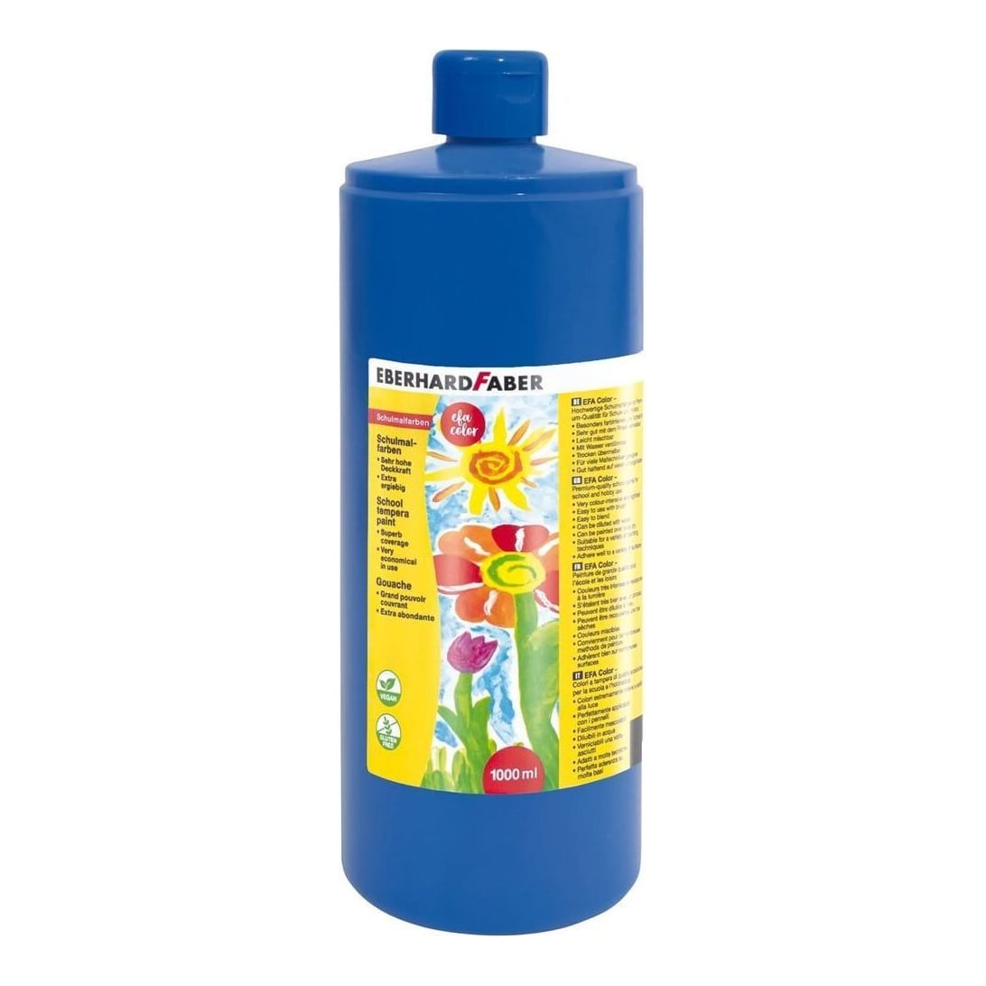 Tempera 1000 Ml Albastra Eberhard Faber