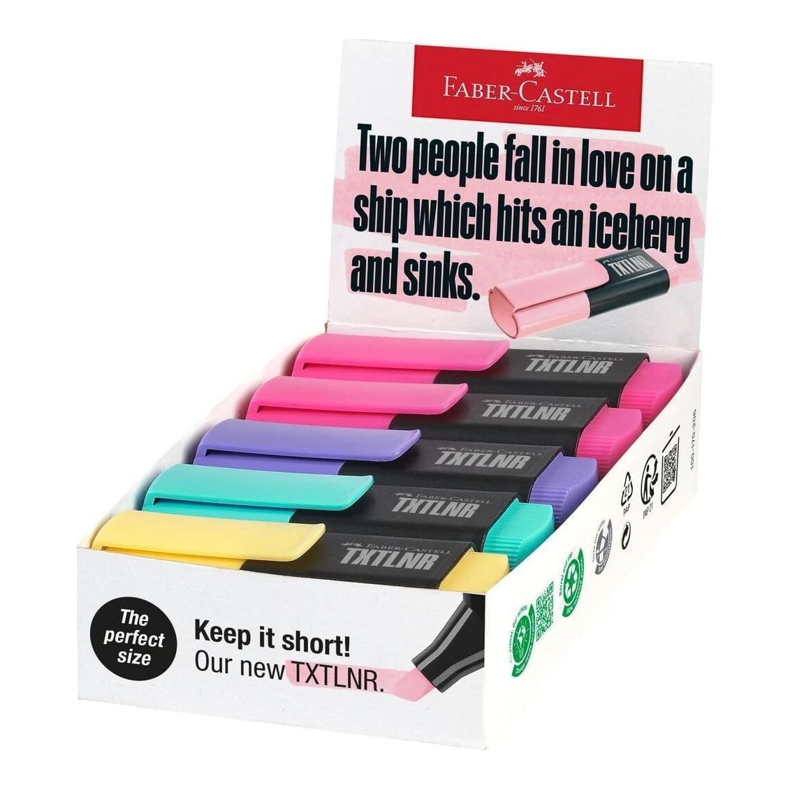 Textmarker Mini Pastel Culori Asortate Model B Faber-castell