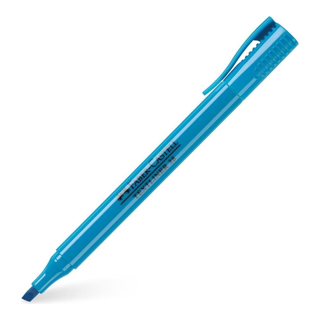 Textmarker Albastru 38 Faber-castell