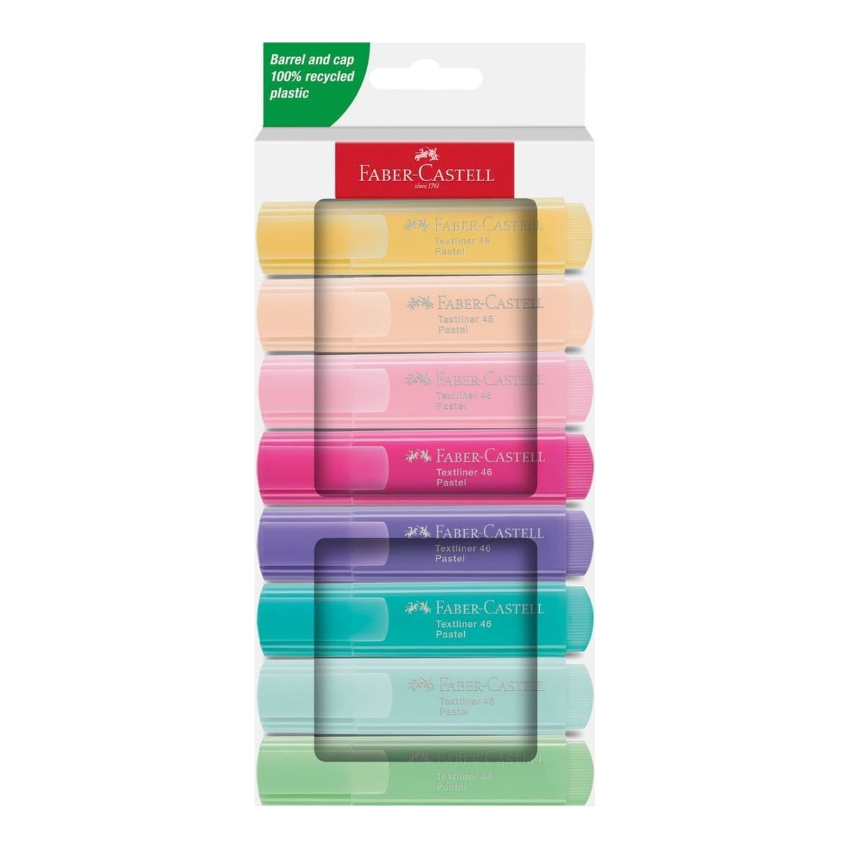 Textmarker Set 8 Pastel 1546 Cutie Carton 2024 Faber-castell