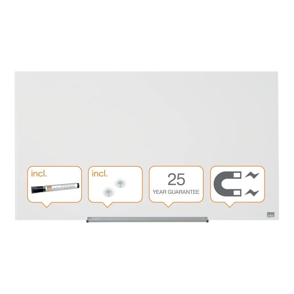 Whiteboard Magnetic Sticla Widescreen 45" Diamond Nobo