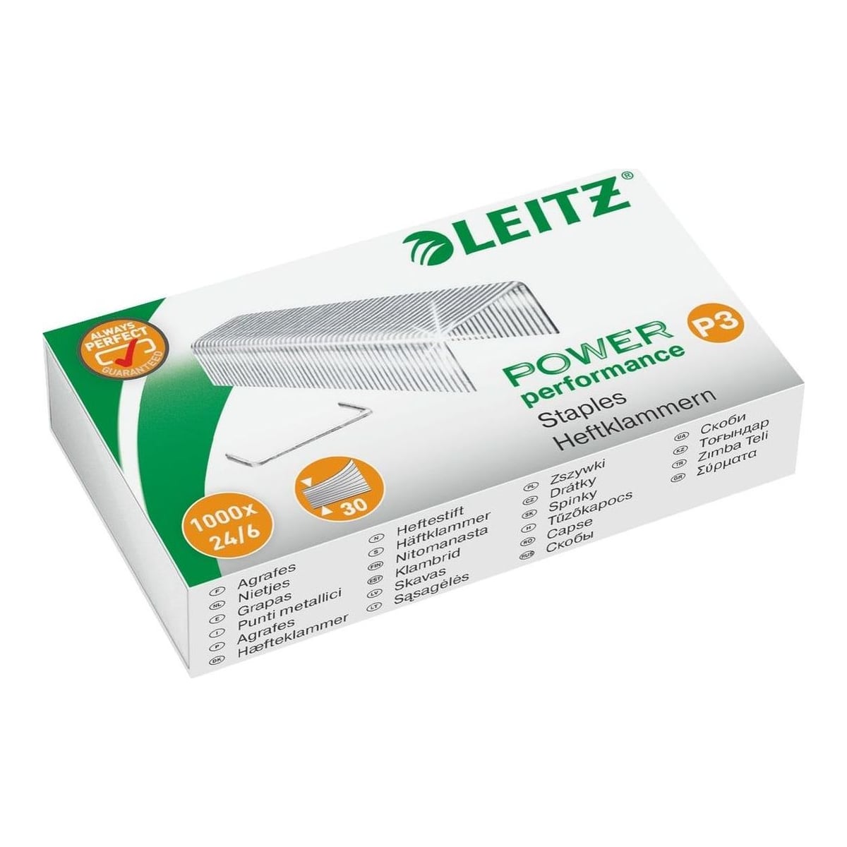 Capse 24/6 30 Coli 1000/Cutie Leitz