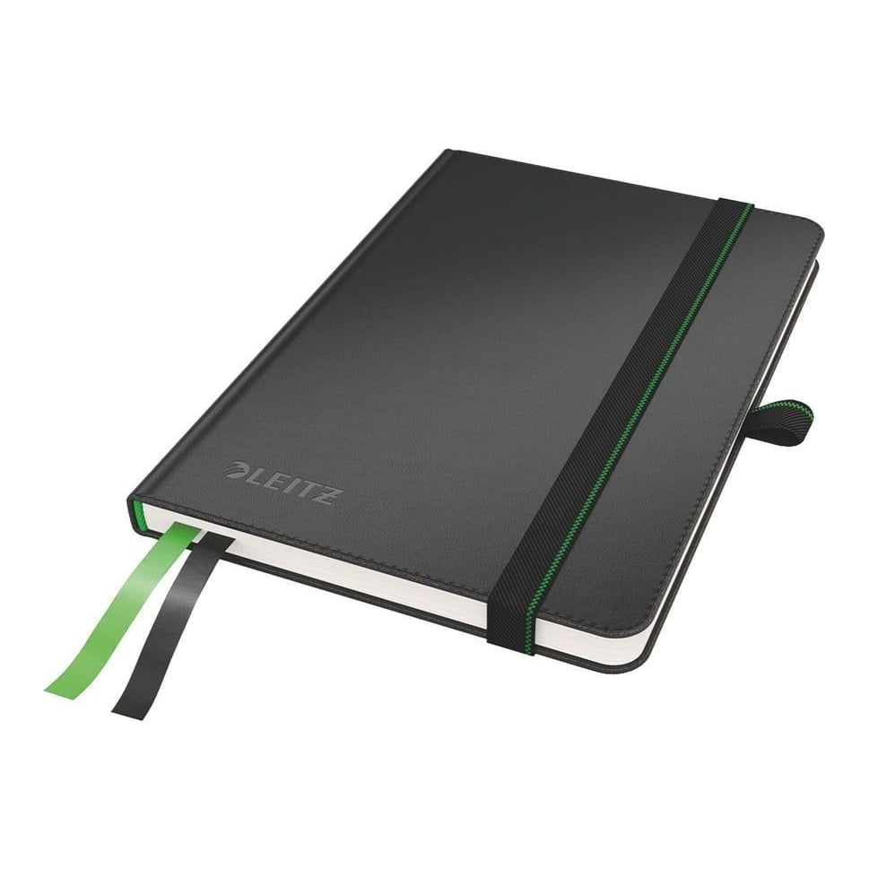 Caiet Birou A6 Dictando Negru Complete Leitz