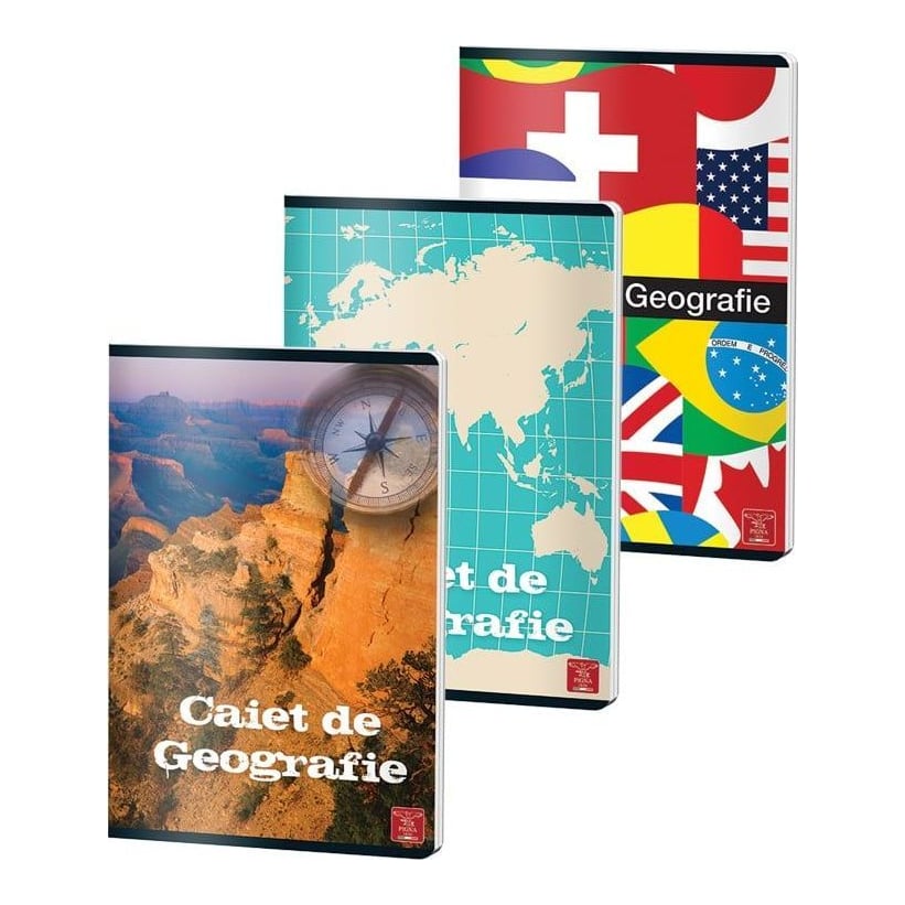 Caiet Geografie A4 24 File Color Pigna