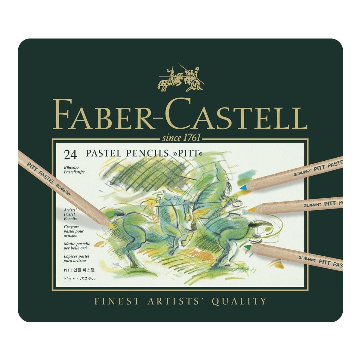 Creioane Pastel Pitt 24 Culori Faber-castell