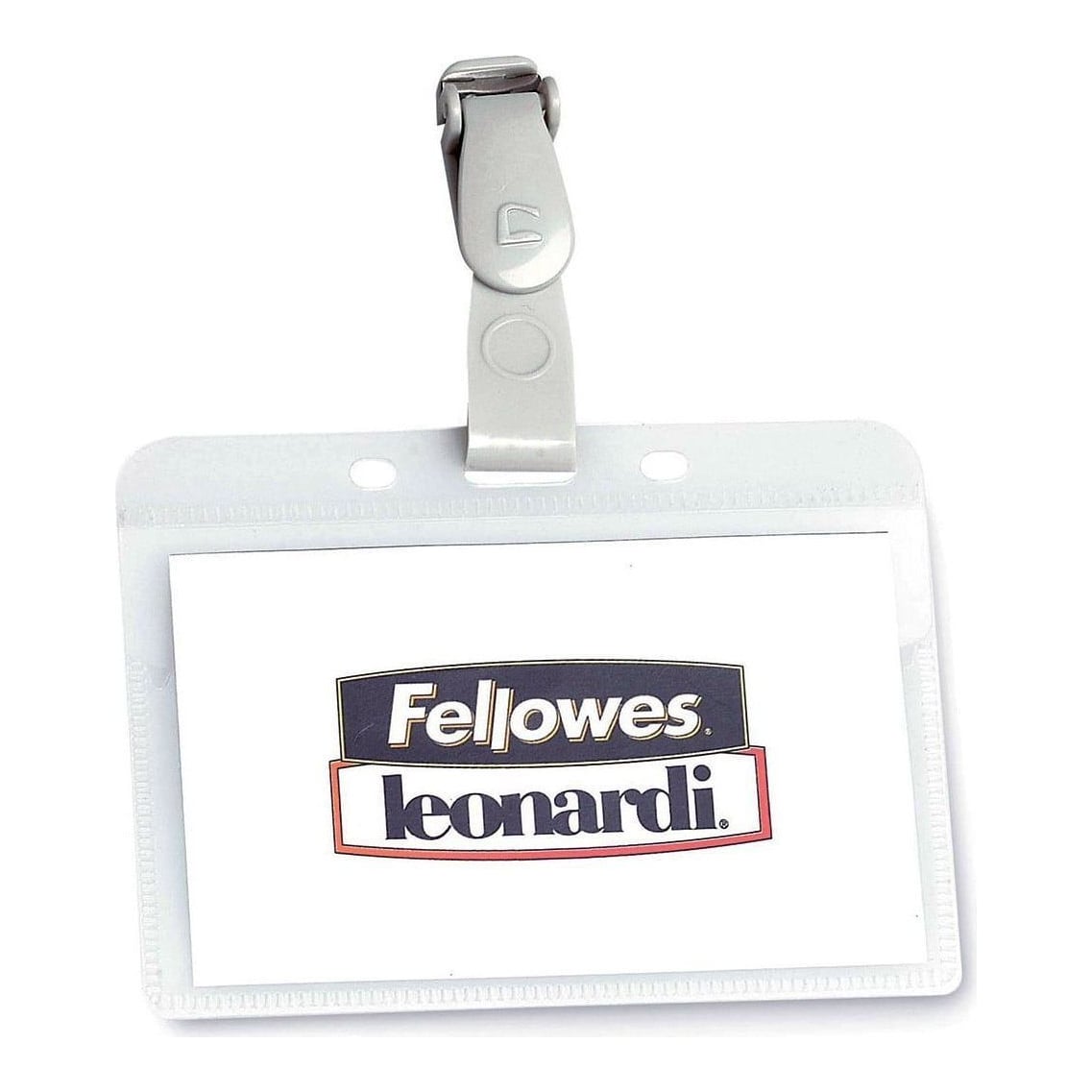Ecuson Orizontal Cu Clips Plastic 99*73 Fellowes
