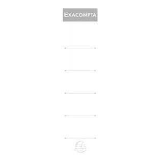 Etichete Biblioraft 5 Cm 10/Set Exacompta