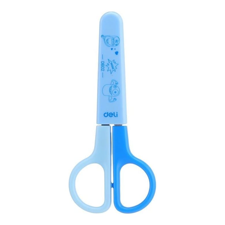 Foarfeca Scolara 12CM Cu Protectie Plastic Deli