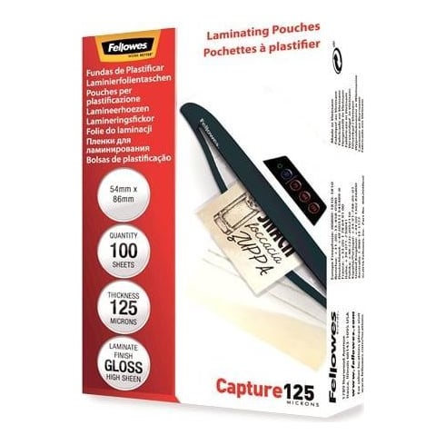 Folie 54X86MM 125 Microni 100/Top Fellowes