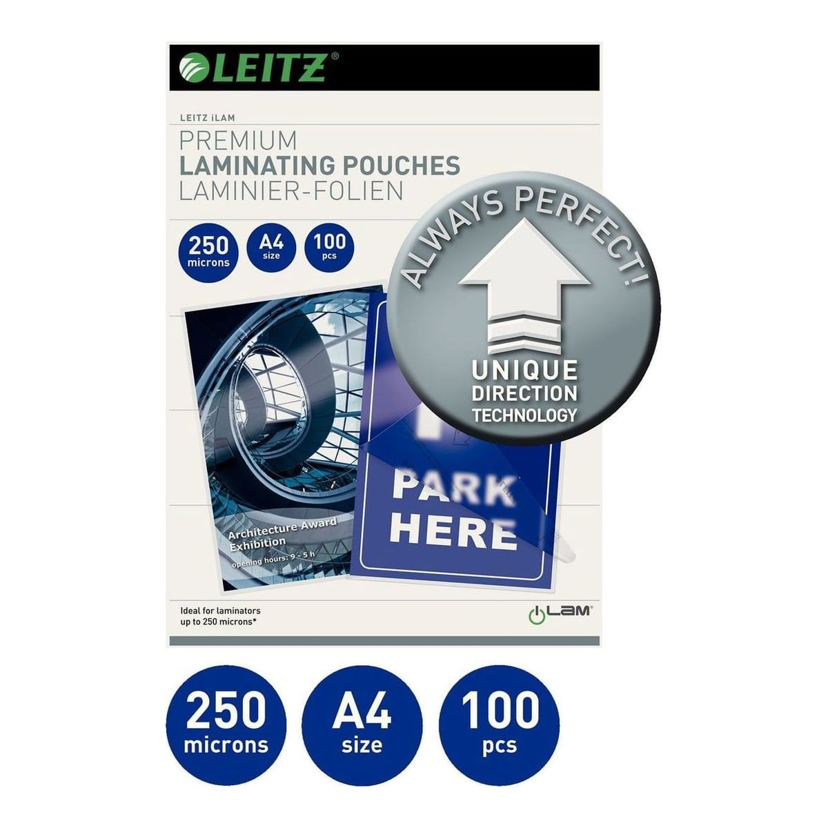 Folie A4 250 Microni 100/Top Udt Leitz
