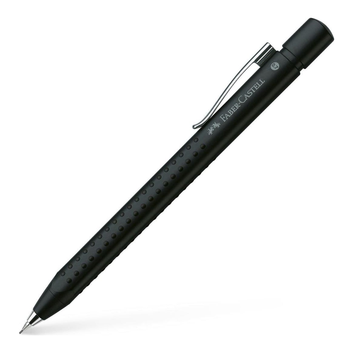 Creion Mecanic 0.7MM Negru Metalizat Grip 2011 Faber-castell