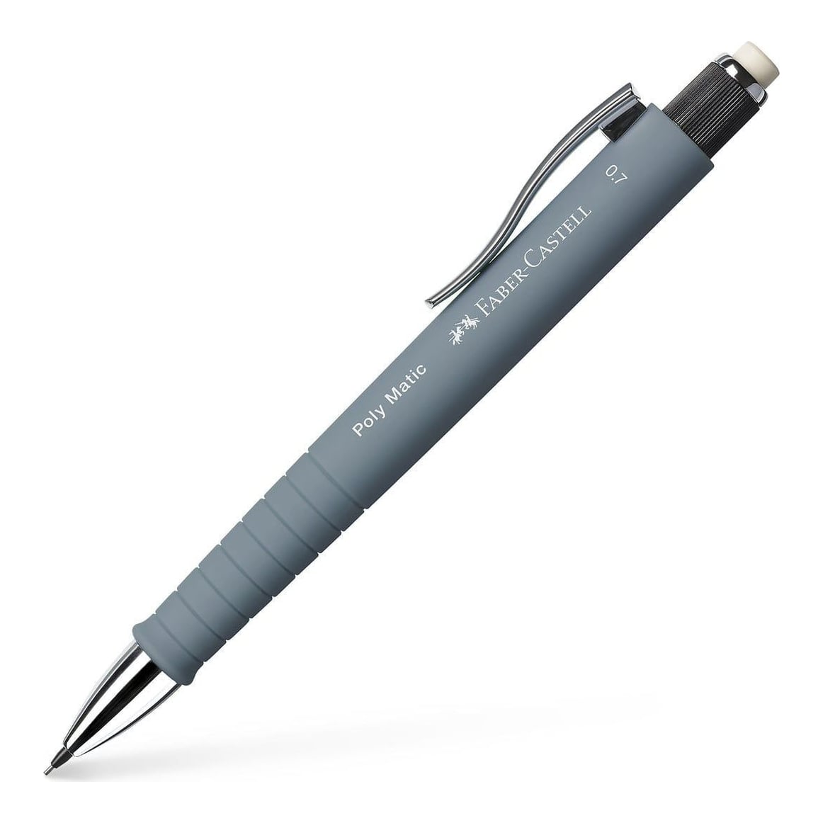 Creion Mecanic 0.7MM Poly Matic Gri Faber-castell
