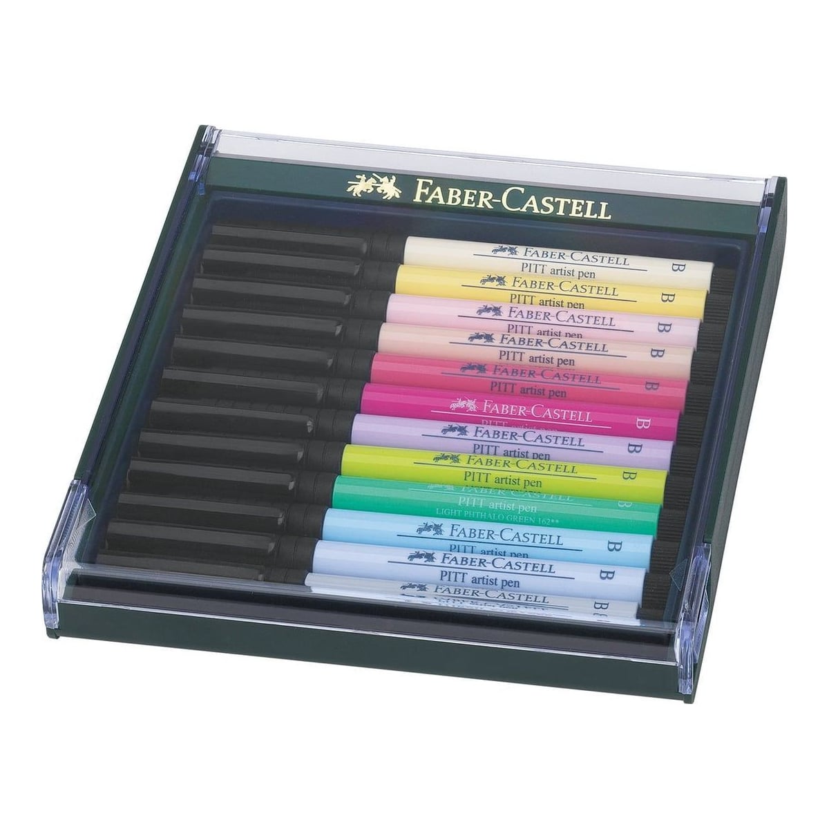 Cutie 12 Culori Pitt Artist Pen Nuante Pastel Faber-castell