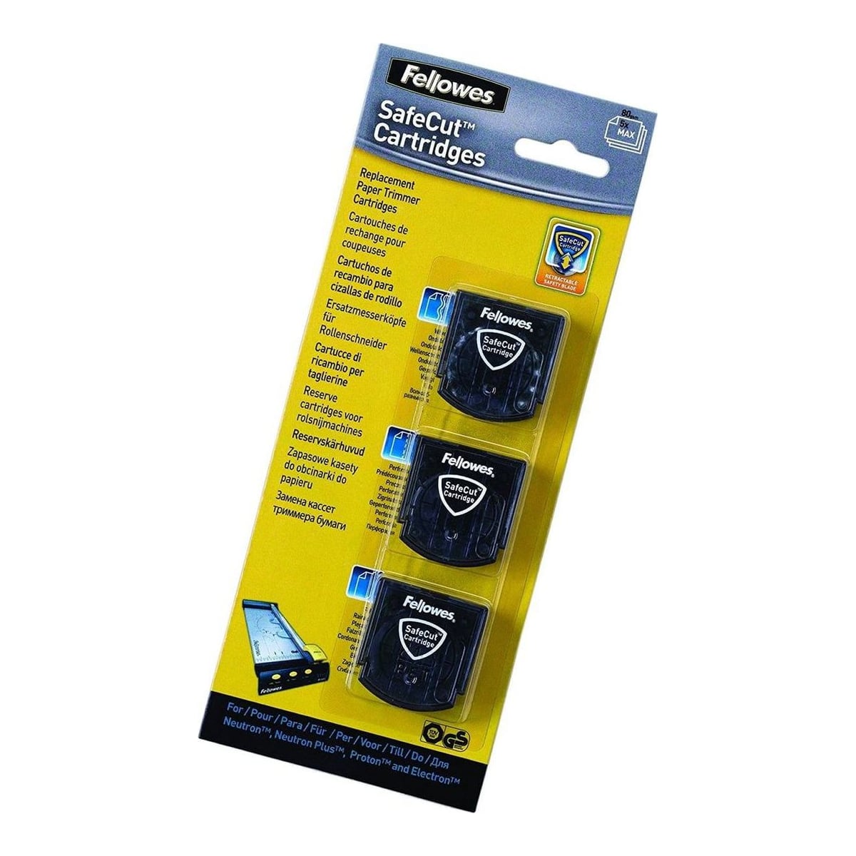 Lame Rotative Pentru Ghilotina Cu Disc 3/Set Fellowes