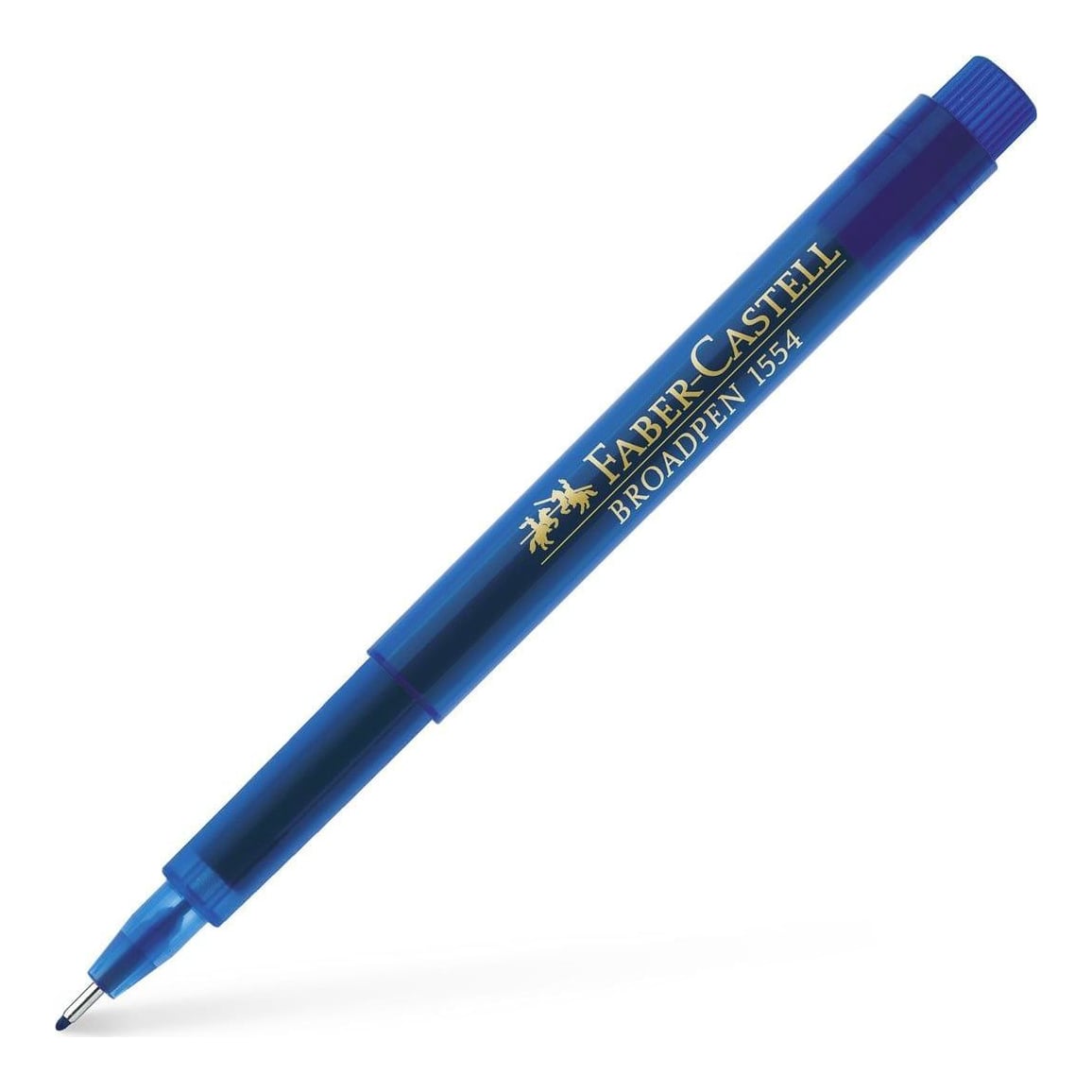 Liner 0.8MM Albastru Broadpen 1554 Faber-castell