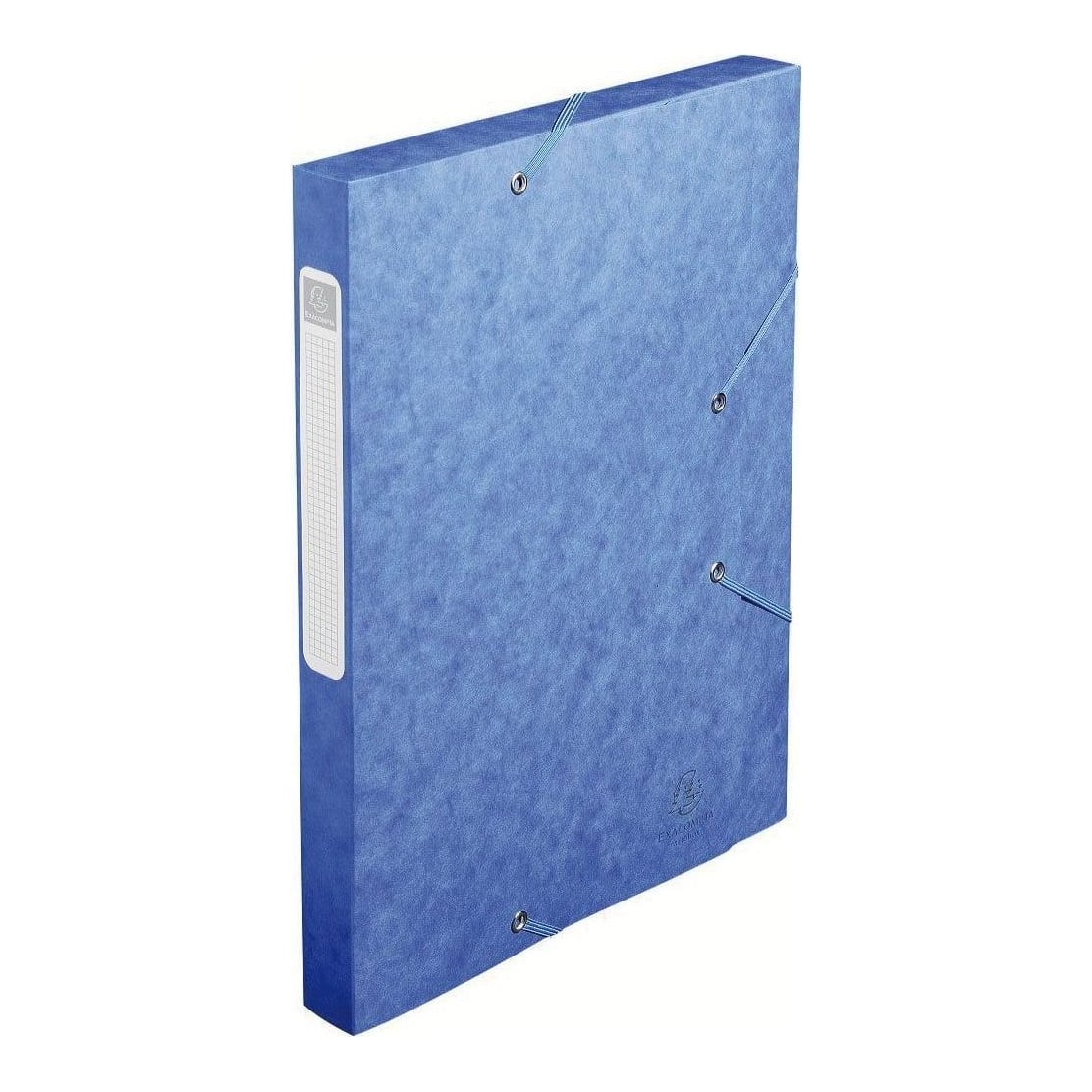 Mapa Carton Cu Burduf Si Elastic 2.5CM Albastru Exacompta