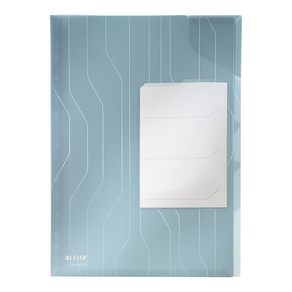 Mapa Plastic 3*20 Coli Albastra 3 Separatoare Comb Jumbo Leitz
