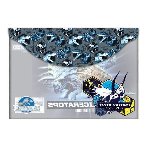 Mapa Plastic Cu Buton A4 Jurassic World Pigna