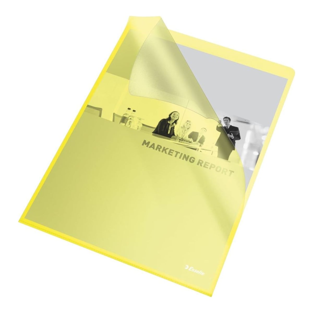 Mapa Protectie A4 Tip L Galben 105 Microni 25/Set Esselte