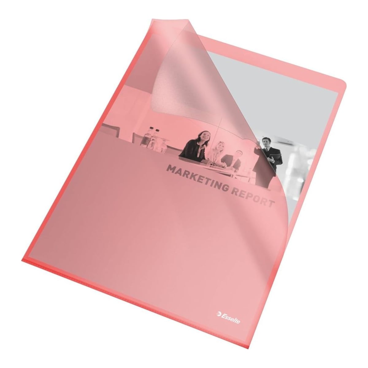 Mapa Protectie A4 Tip L Rosie 105 Microni 25/Set Esselte