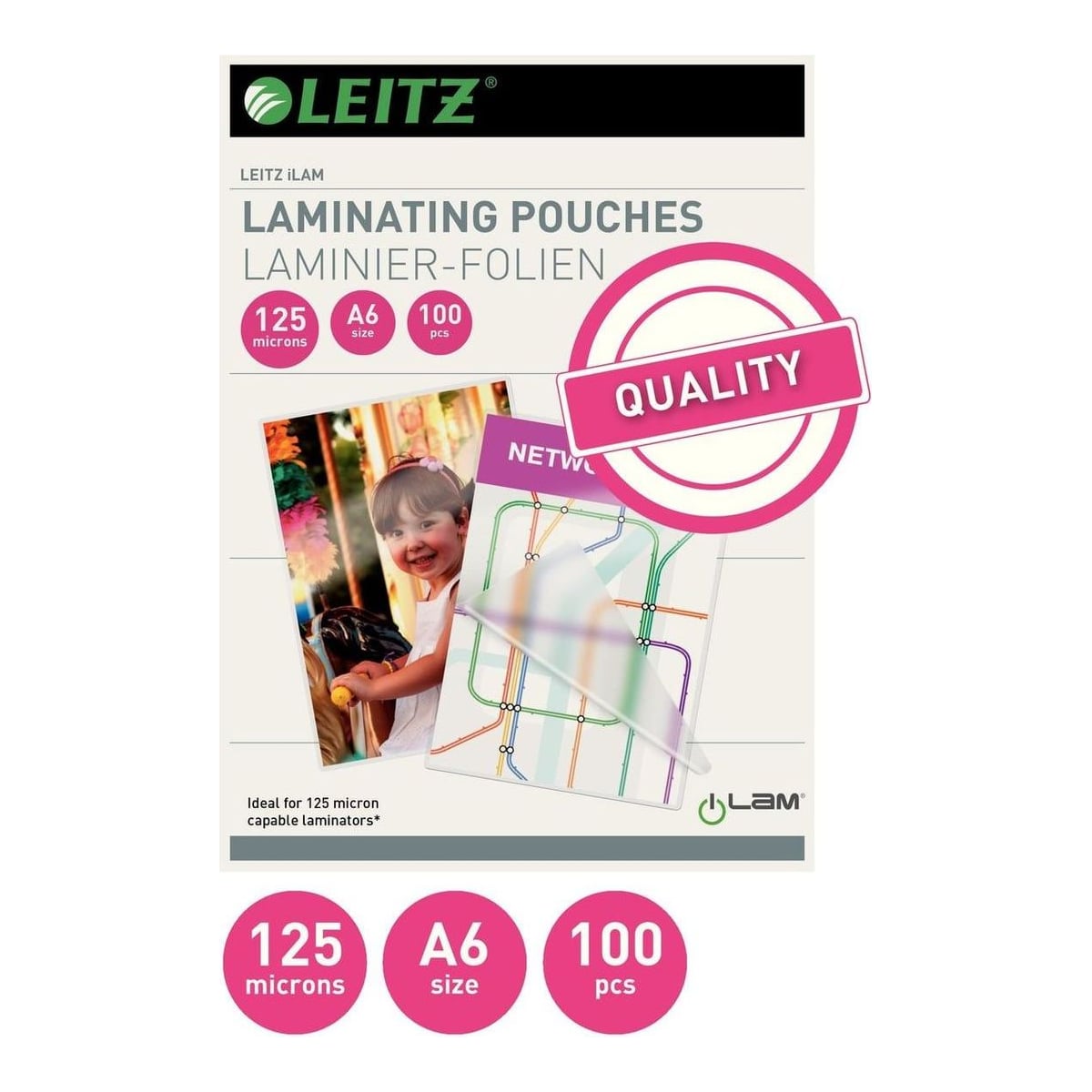Folie A6 125 Microni 100/Top Leitz