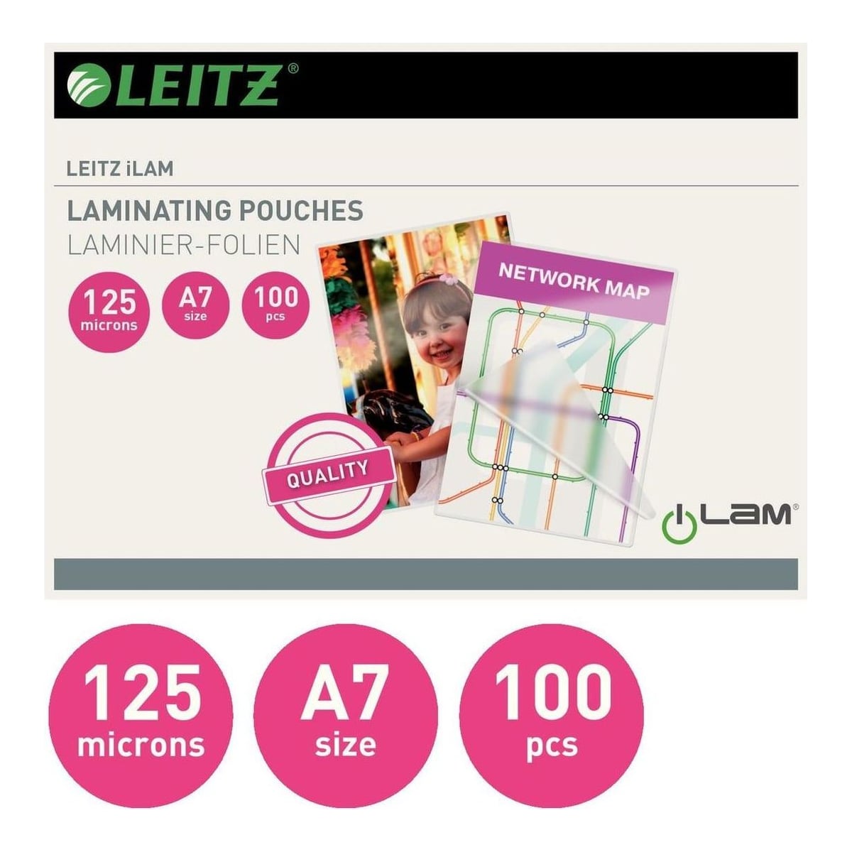 Folie A7 125 Microni 100/Top Leitz