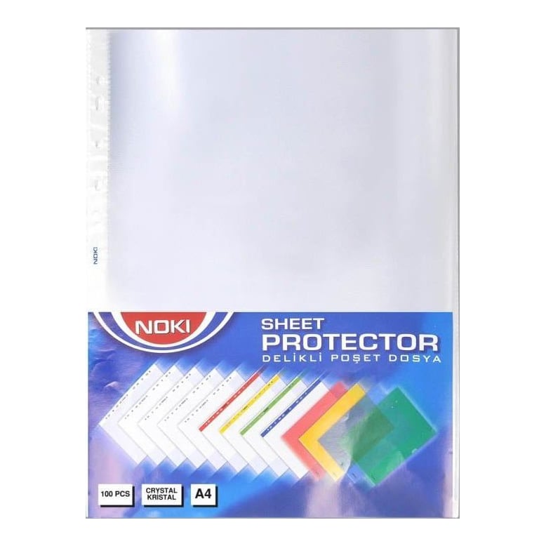 Folie Protectie A4 Cristal 45 Mic 100/Set Noki