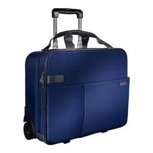 Geanta Cu 2 Rotile Albastru-violet Smart Traveller Leitz