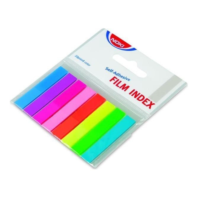 Index Adeziv Plastic 8*45MM Set 8 Culori Noki
