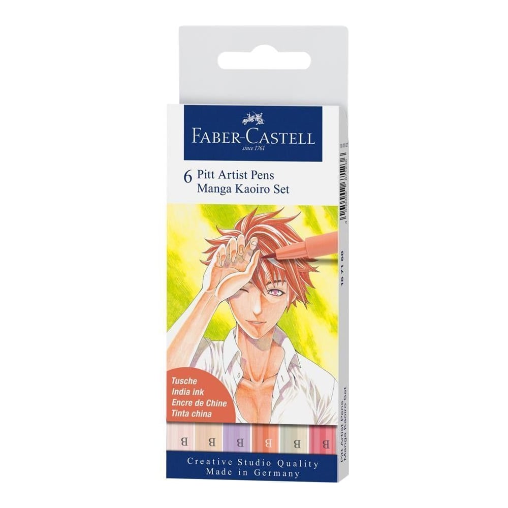 Pitt Artist Pen Manga Set 6 Kaioro 2019 Faber-castell