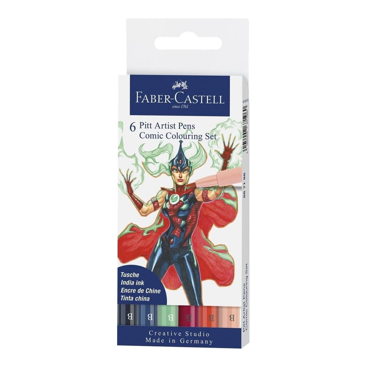 Pitt Artist Pen Set 6 Buc Comic Faber-castell