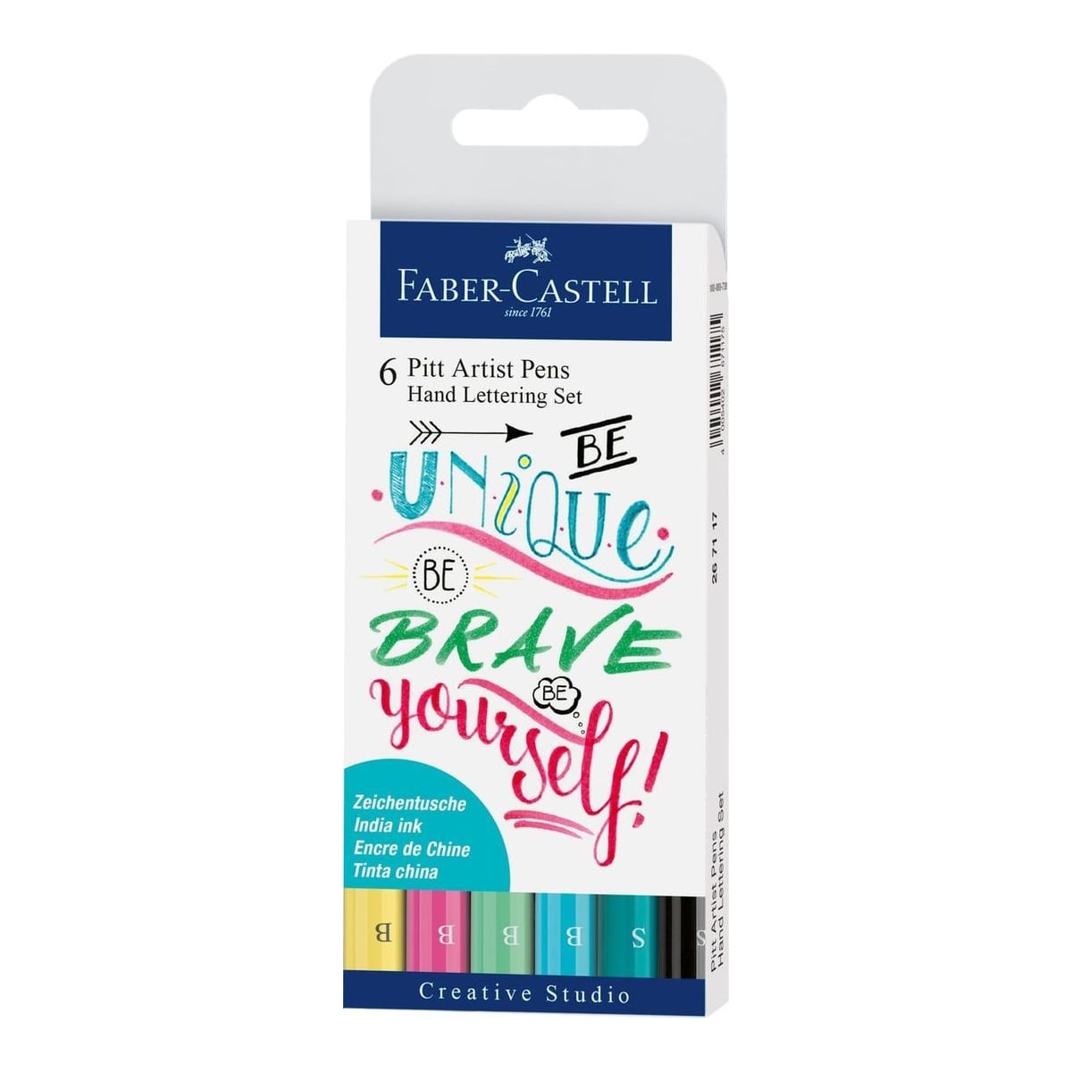 Pitt Artist Pen Set Caligrafic 6 Buc Pastel Faber-castell