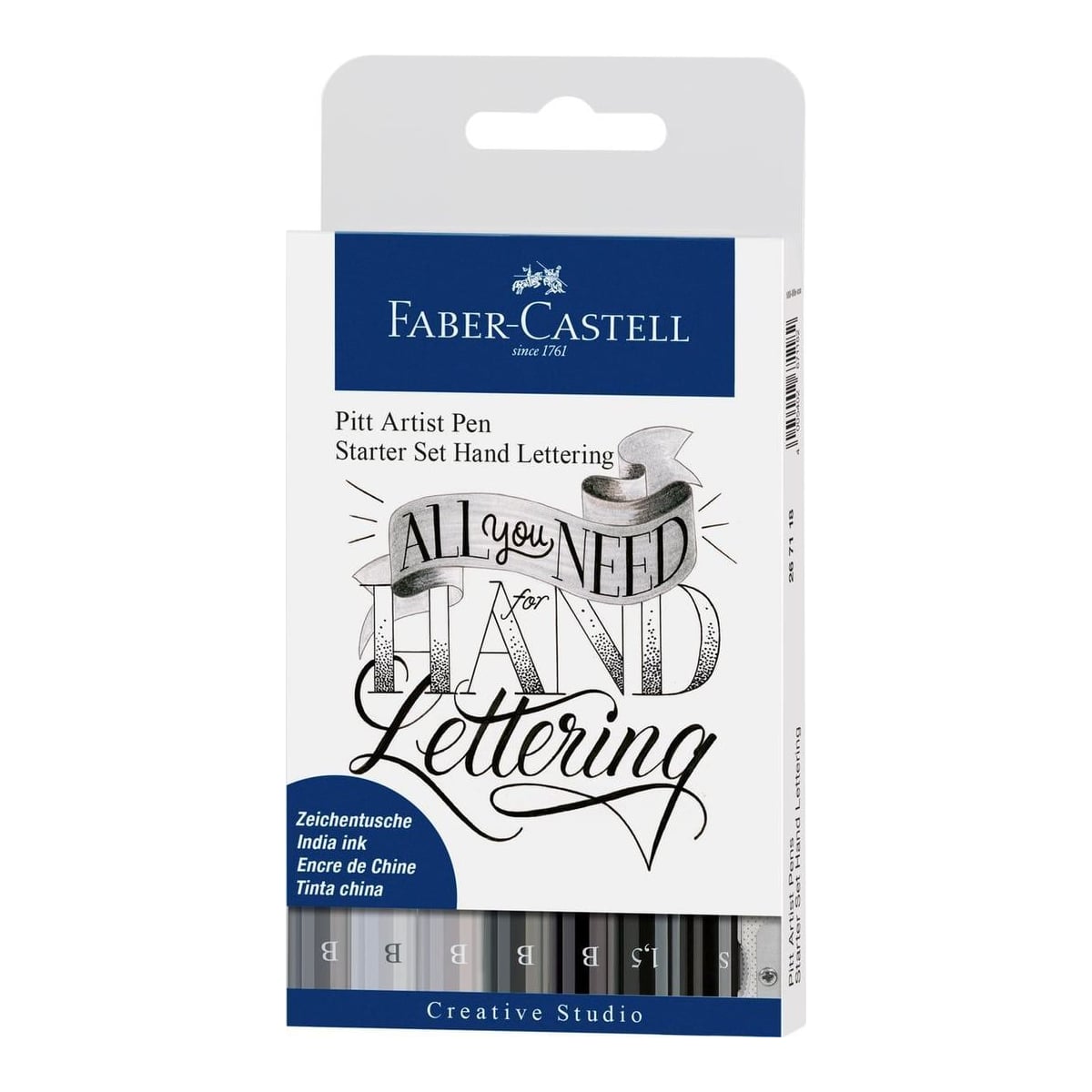 Pitt Artist Pen Set Caligrafic 8 Buc Faber-castell