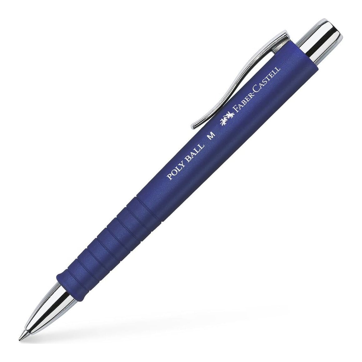 Pix Cu Mecanism Si Grip Albastru Poly Ball Faber-castell