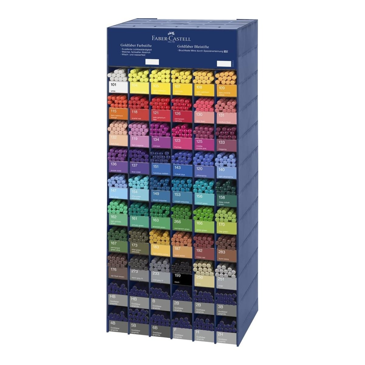 Modul Acrilic 576 Creioane Col Goldfaber + 120 Pap Faber-castell