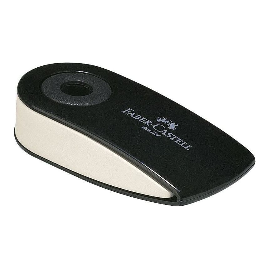 Radiera Creion Sleeve Mini Neagra Faber-castell