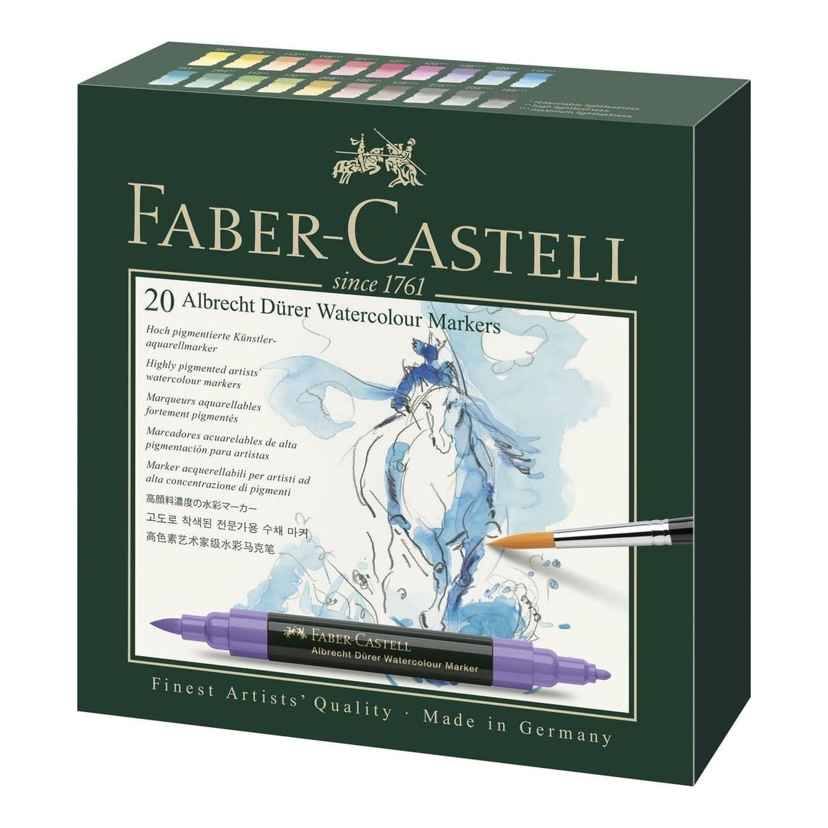 Set 20 Markere Solubile A.durer Faber-castell