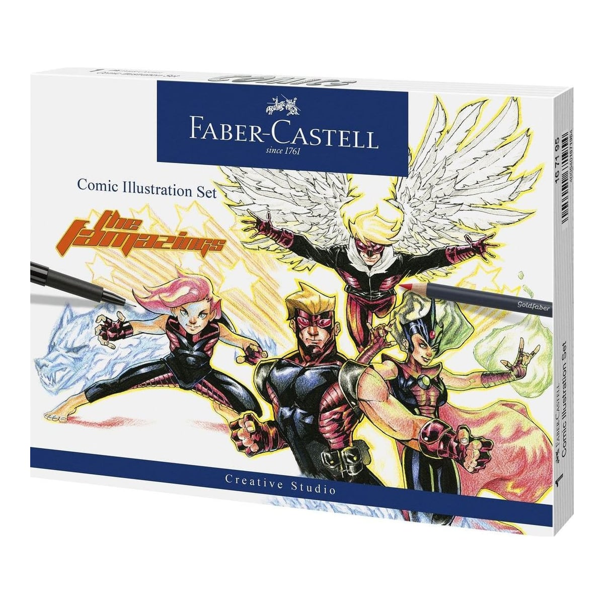 Set Comic Illustration 15 Piese Faber-castell
